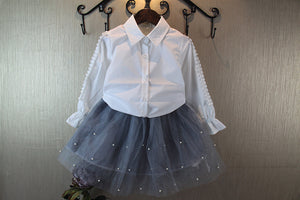 Tulle Diamond Shaped Pearl Beaded Lace Fabric