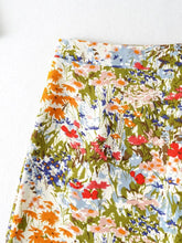 Load image into Gallery viewer, Printed Floral High Waist A Line Midi Pencil Skirt
