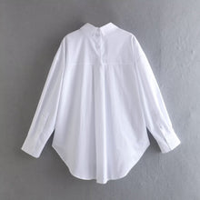 Load image into Gallery viewer, 2022 Summer Cotton Oversized Poplin Shirt

