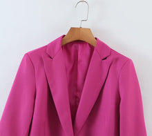 Load image into Gallery viewer, 2022 Autumn New Design Single Breasted Rose Blazer
