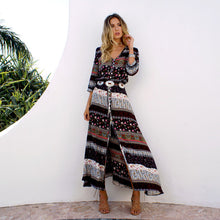 Load image into Gallery viewer, Women Hot Sale Bohemian Print Dress Beachwear Dress
