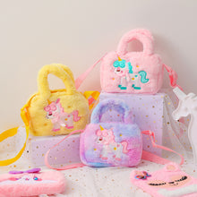 Load image into Gallery viewer, Kids Girls Cute Unicorn Handbag Sling Bag

