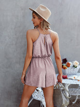 Загрузить изображение в средство просмотра галереи, Fashion Sexy Halter Neck Leopard Print Playsuit
