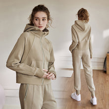 Charger l&#39;image dans la galerie, 2022 Autumn Winter New Design Yoga Fitness Two Piece Sets Casual Running Gym Loose Confortable Suits
