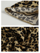 Laden Sie das Bild in den Galerie-Viewer, Off Shoulder Half Sleeve Leopard Mini Dress
