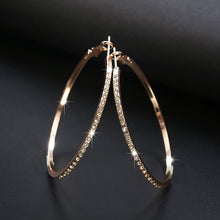 Load image into Gallery viewer, Hot Sale Vintage Rhinestone Alloy Big Circle Earrings

