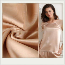 Load image into Gallery viewer, TC GRS Certified RPET Recycle Eco-friendly 75*150D Matt Satin Fabric
