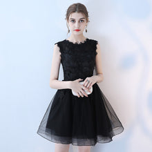 Load image into Gallery viewer, Lace Embroidered Short Tulle Party Evening Dress
