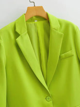 Load image into Gallery viewer, 2022 Autumn New Design One Button Blazer+High Waist Mini Skirt Two Piece Set Suits
