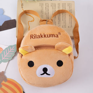 Cartoon Children Furry Toy Small Schoolbag Kindergarten Backpack