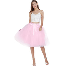 Load image into Gallery viewer, 7-layer 65cm Puffy Tutu A Line Tulle skirt
