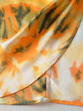 Load image into Gallery viewer, Ruched Printed Floral Asymmetrical Mini Skirt
