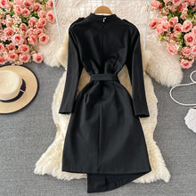 Load image into Gallery viewer, Autumn Vintage Chinese Style Phoenix Embroidered Midi Formal Event Dress
