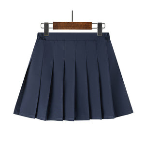 Preppy Style Girls Plaid Pleated Jk Uniform Primary Junior Skirt