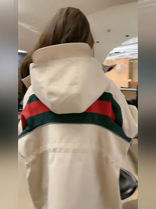 女性用オーバーサイズカジュアルアウトドアジャケット
