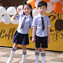 画像をギャラリービューアに読み込む, 子供の日パフォーマンススーツ ジュニア小学校制服 女の子 男の子 サスペンダー ズボン スカート セット
