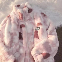 Load image into Gallery viewer, Winter New Design Tie Dye Oversized Unisex Shearling Jacket
