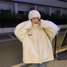 Load image into Gallery viewer, Faux Sherpa Oversized BF Shearling Coat
