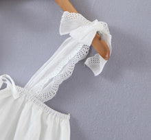 Load image into Gallery viewer, 2022 Summer New Design Tiered Lace Tie Backless Mini Casual Dress
