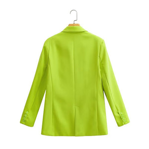 2022 Autumn New Design One Button Blazer+High Waist Mini Skirt Two Piece Set Suits