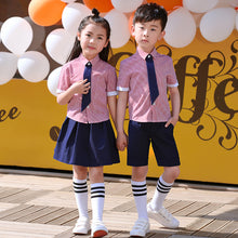 画像をギャラリービューアに読み込む, 子供の日パフォーマンススーツ ジュニア小学校制服 女の子 男の子 サスペンダー ズボン スカート セット
