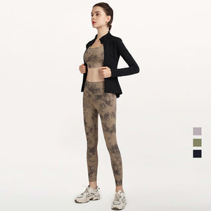 女性用フード付きランニングジムヨガフィットネスジャケット