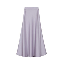 Load image into Gallery viewer, High Waist Satin A Line Mermaid Skirt
