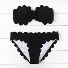 Load image into Gallery viewer, solid sexy beachwear 2020 swimwear women sexy bikini set

