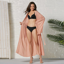 Load image into Gallery viewer, Long Rayon Beach Kimono cover up
