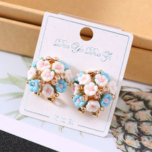 Load image into Gallery viewer, Fashion Big Tiny Flower Ball Stud Earrings
