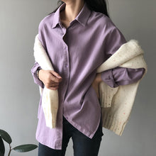 Load image into Gallery viewer, 2023 Spring New Design Women Fashion Casual Oversized Shirts

