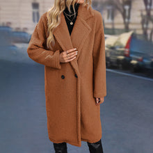 Carica l&#39;immagine nel visualizzatore di Gallery, 2022 Autunno Inverno Moda Donna Midi Lungo Spesso Faux Sherpa Shearling Soprabiti
