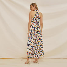 Load image into Gallery viewer, Hot selling Amazon summer sleeveless casual maxi dress floral print
