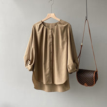 Load image into Gallery viewer, 2023 Spring New Design Simple Oversized Puffy Sleeve Blouse
