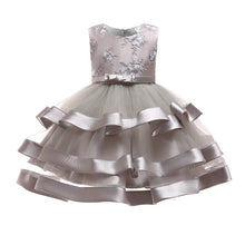 Load image into Gallery viewer, 100-150cm Multi-layer Organza Puffy Flower Girl Dress Party Performance Fancy Dress
