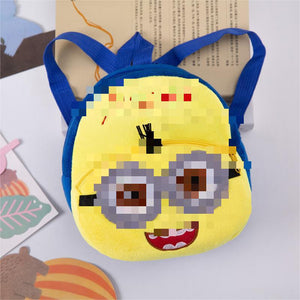 Cartoon Children Furry Toy Small Schoolbag Kindergarten Backpack
