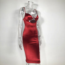 Load image into Gallery viewer, Sexy Spaghetti Hollow Out Mini Nightclub Dress
