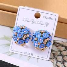Load image into Gallery viewer, Fashion Big Tiny Flower Ball Stud Earrings
