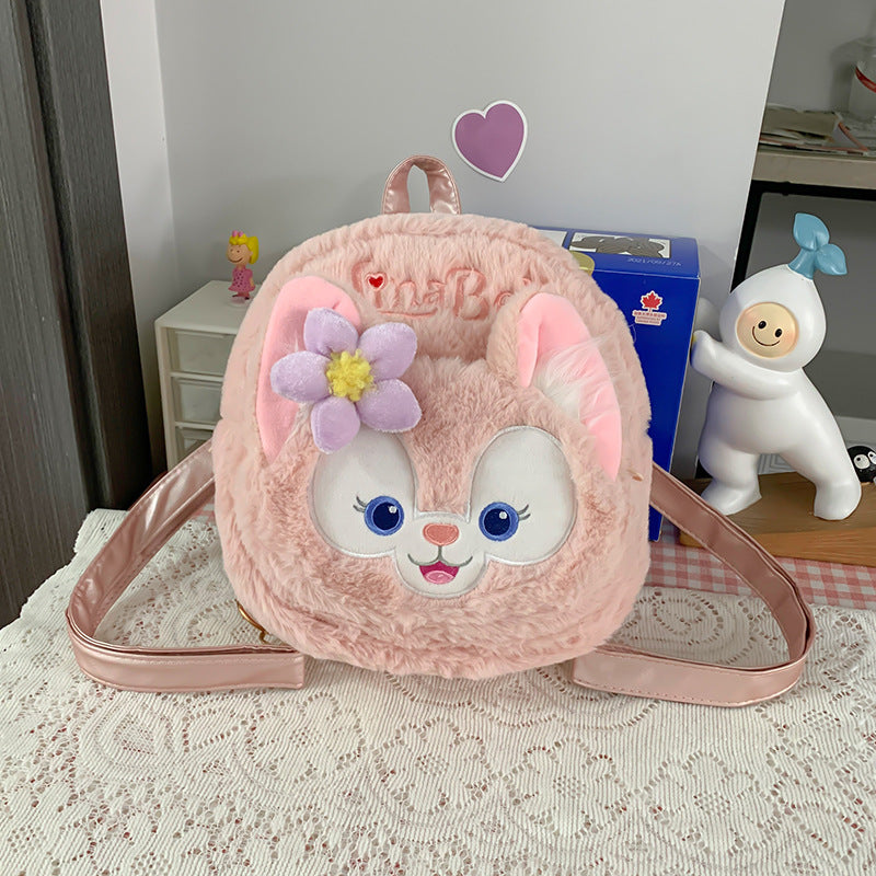 子供用漫画キツネ人形誕生日プレゼントぬいぐるみバックバッグ