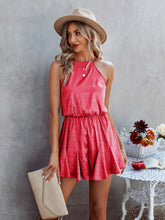Загрузить изображение в средство просмотра галереи, Fashion Sexy Halter Neck Leopard Print Playsuit
