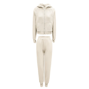 2022 Autumn Winter New Design Yoga Fitness Two Piece Sets Casual Running Gym Loose Confortable Suits