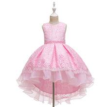Load image into Gallery viewer, 120-170cm Kids Junior Princess Train Lace Performance Dress

