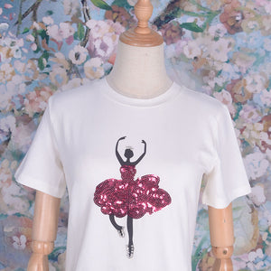 Women's Elastic Cotton Modal Graphics Print T shirt