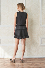 Load image into Gallery viewer, Frilled high quality satin sleeveless dress
