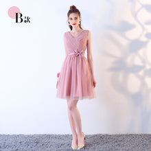 Load image into Gallery viewer, Multiple Designs Dusty Pink Blue Bridesmaid Marriage Evening Dress
