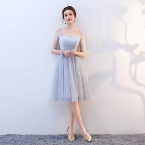 Multiple Designs Dusty Pink Blue Bridesmaid Marriage Evening Dress