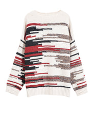 Laden Sie das Bild in den Galerie-Viewer, Casual Long Sleeve Knit Thick Women Acrylic Sweater
