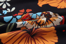Load image into Gallery viewer, Halter Neck Hollow Shoulder Floral Printed Dress
