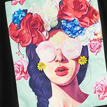 Laden Sie das Bild in den Galerie-Viewer, Trendy printed round neck short sleeve women cotton T-shirt lady summer tops
