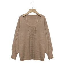 Laden Sie das Bild in den Galerie-Viewer, Ladies V Neck Fashion Knitwear Sexy Pullover Cardigan Sweater For Women
